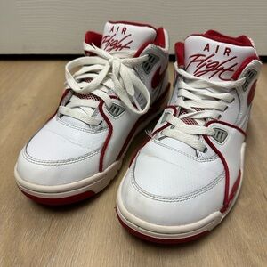 Air Flight 89 (GS) White Red Kids Shoes Sneakers Size 6Y HF0406-101